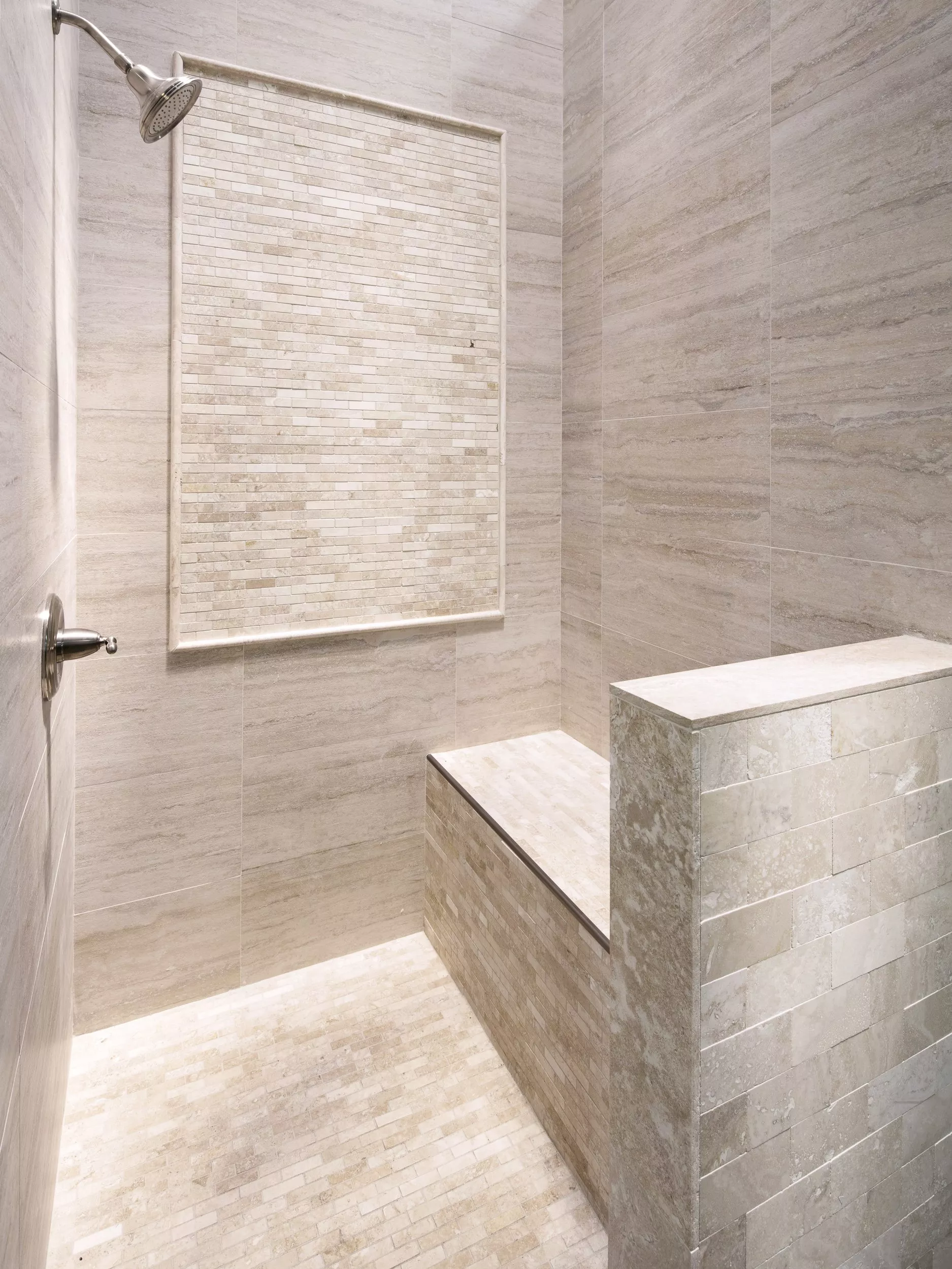 shower travertine
